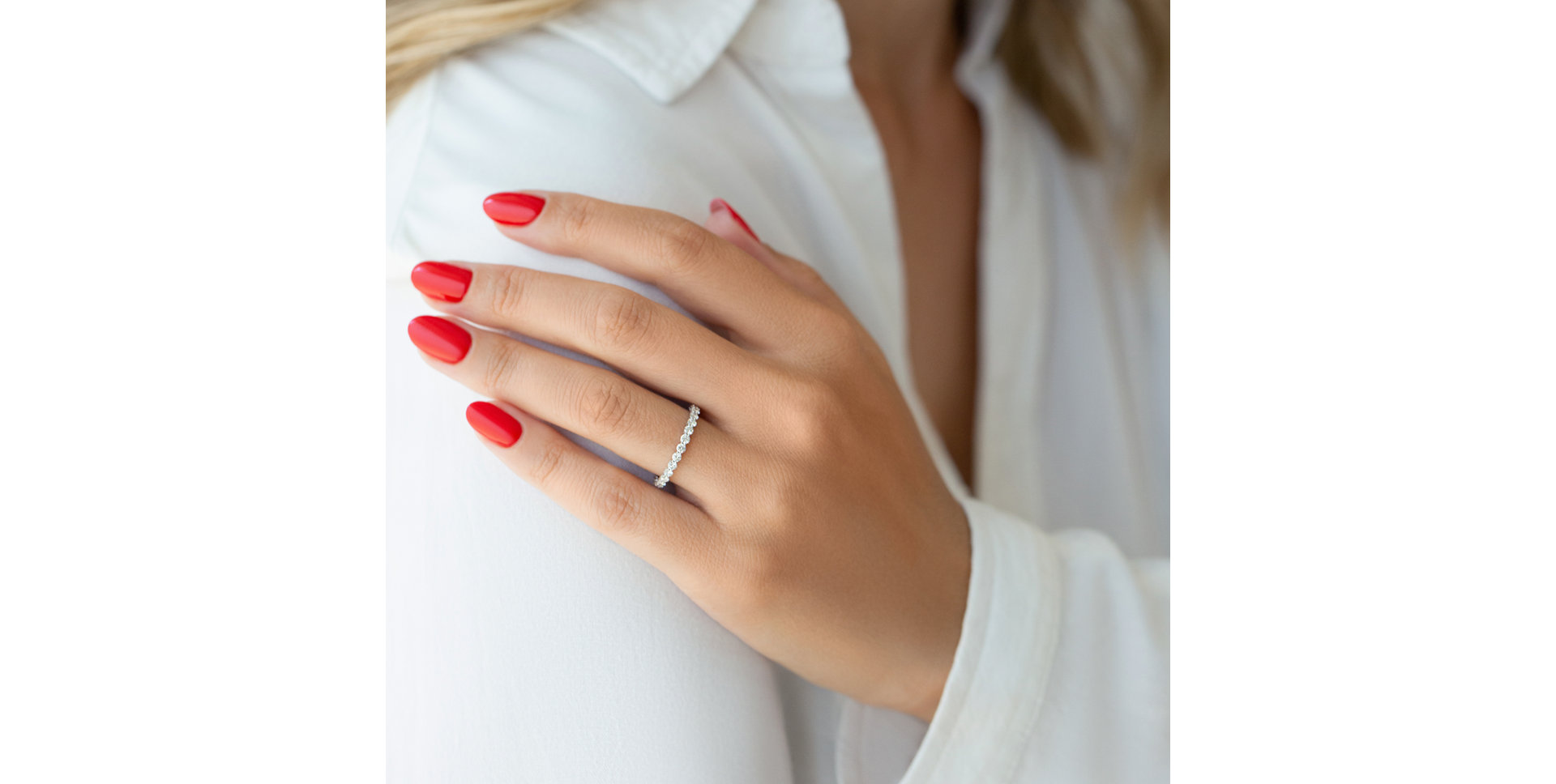 Prsten s diamanty Delicate Glow