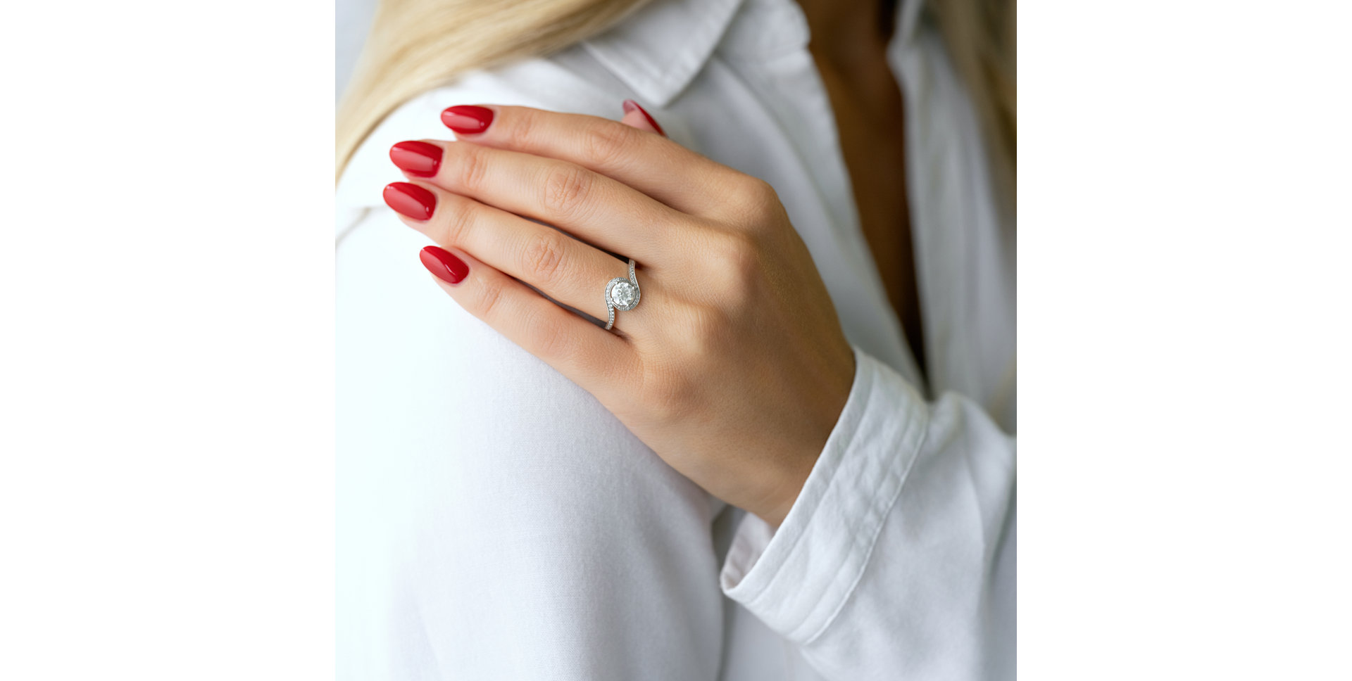 Prsten s diamanty Royal Twist
