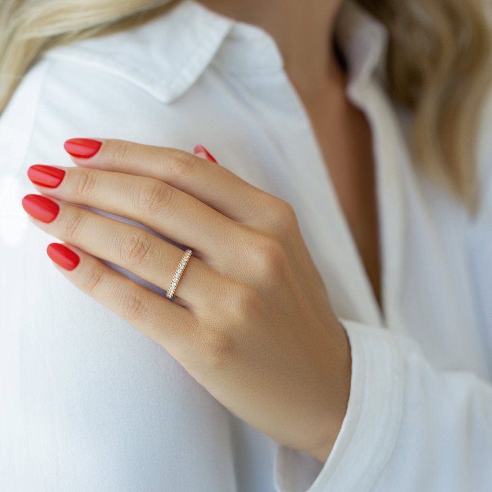 Prsten s diamanty Eternal Beauty