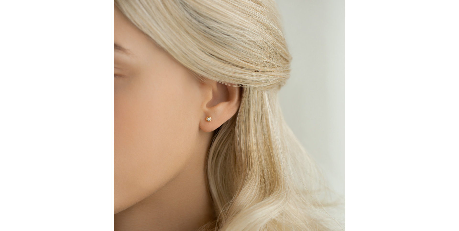 Náušnice s diamantem Sparkling Drops