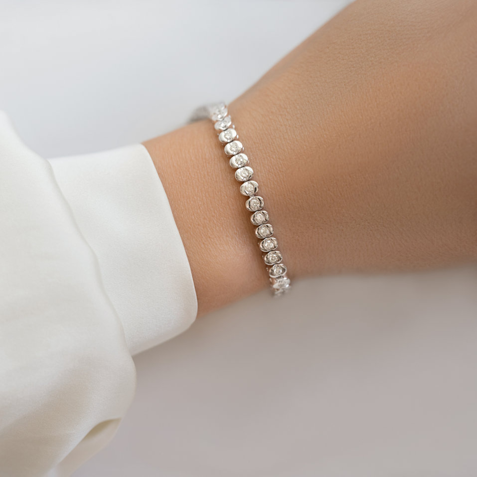 Náramek s diamanty Magic Dots