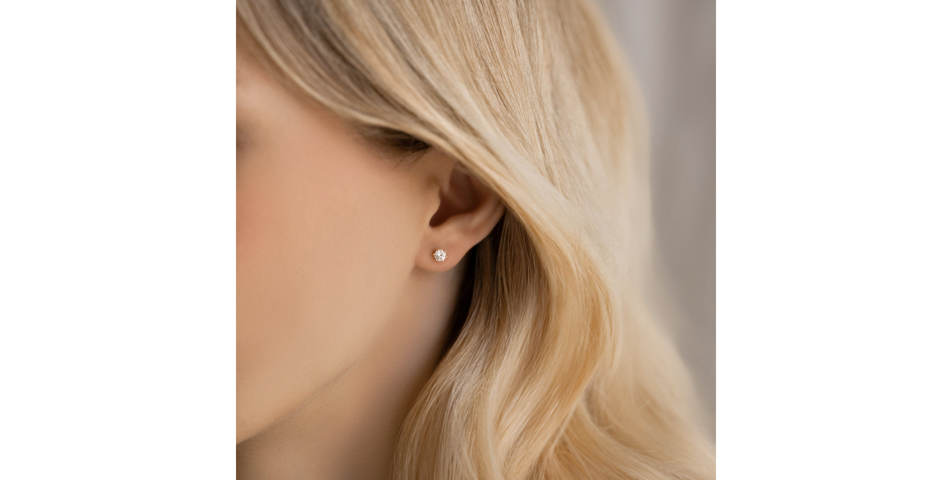 Náušnice s diamantem Vesper Romance