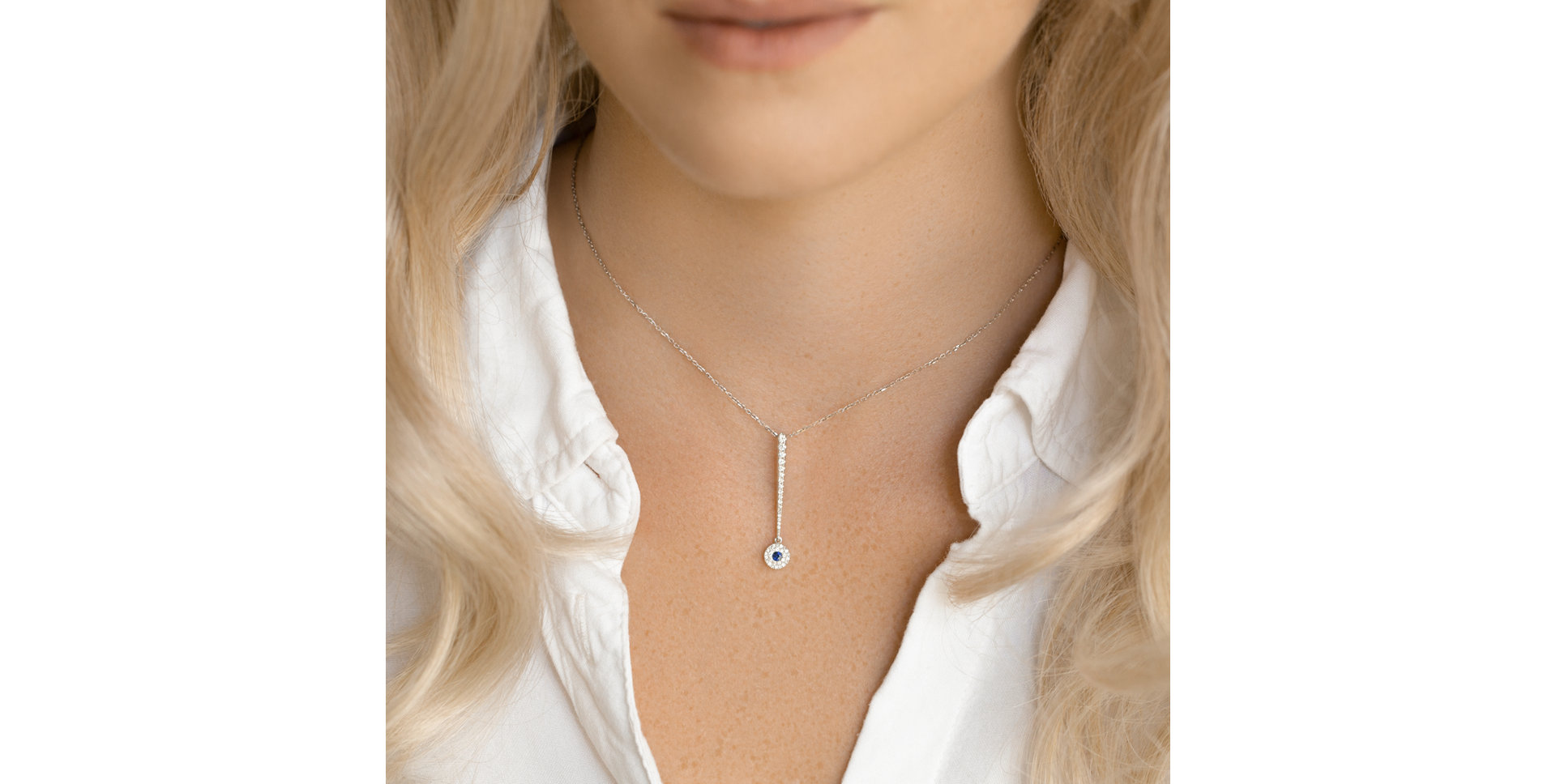 Přívěs se smaragdem a diamanty Sparkling Exclamation