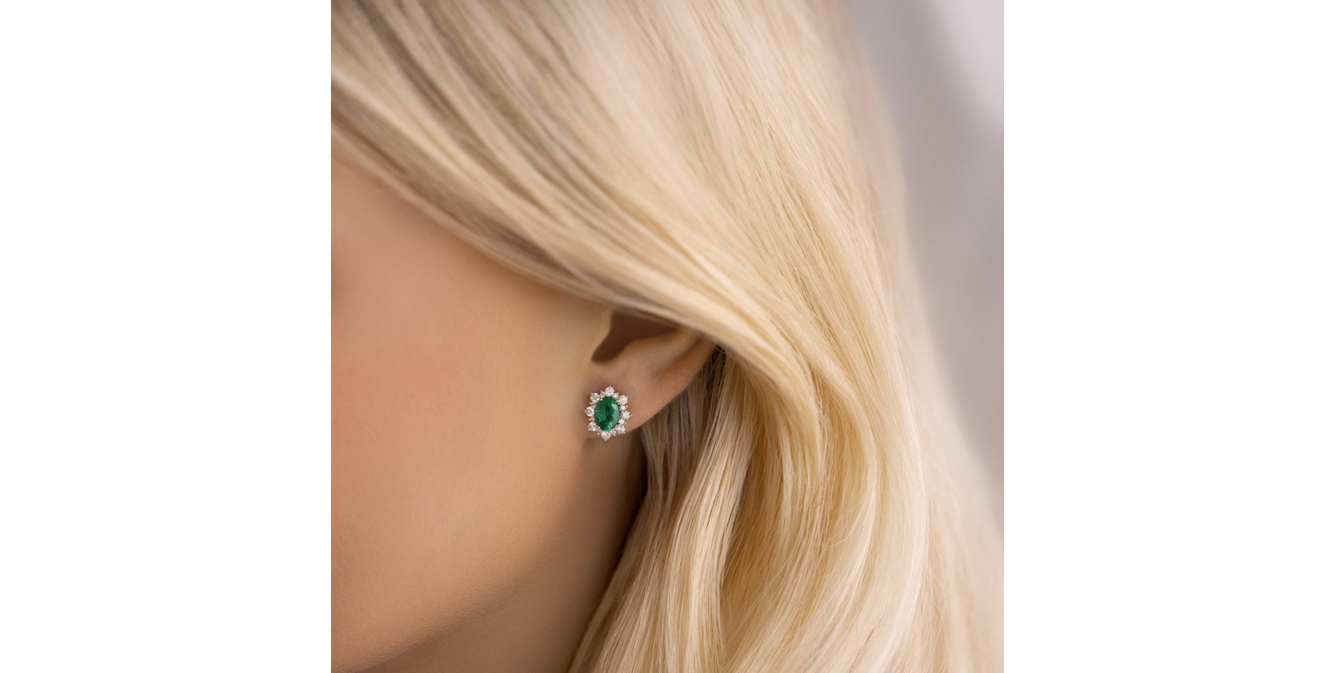 Náušnice s safírem a diamanty Royal Aurora