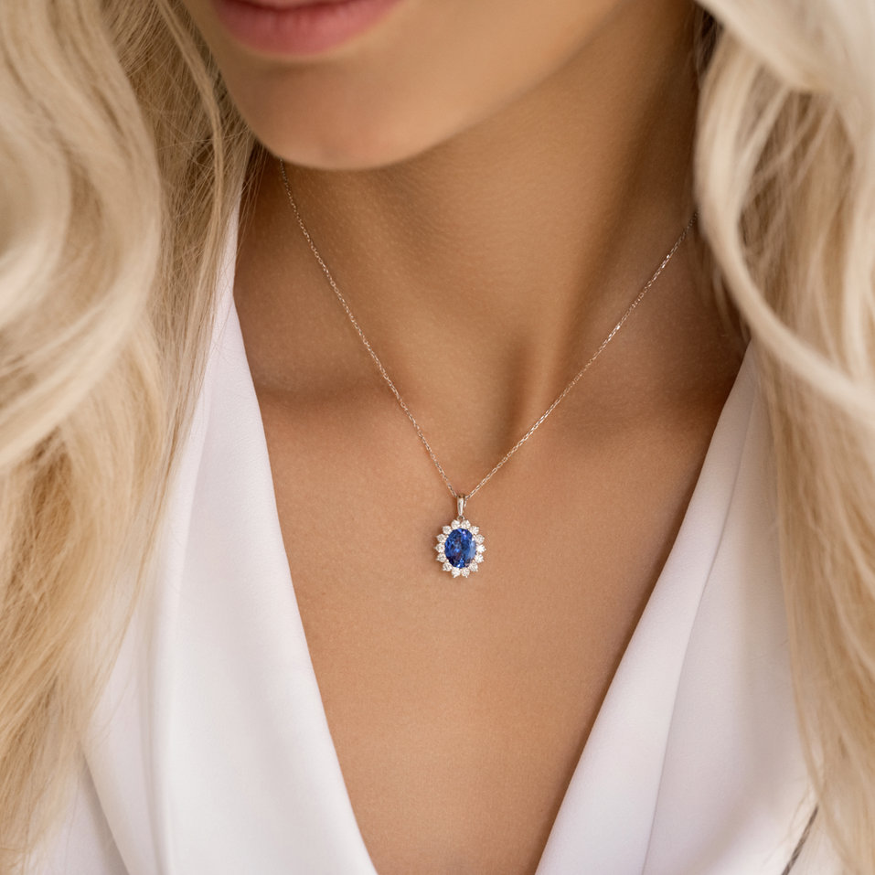 Přívěs se smaragdem a diamanty Princess Sparkle