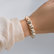 Náramek s diamanty Beige Shamballa3