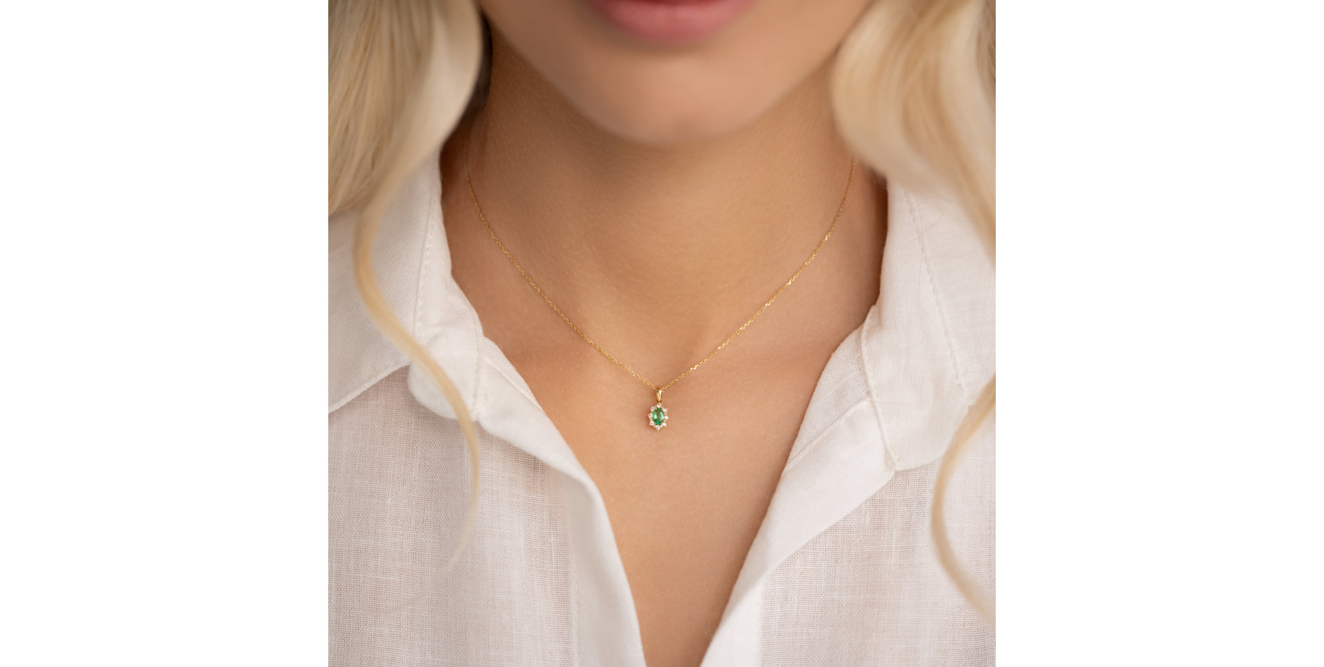 Přívěsek s rubínem a diamanty Princess