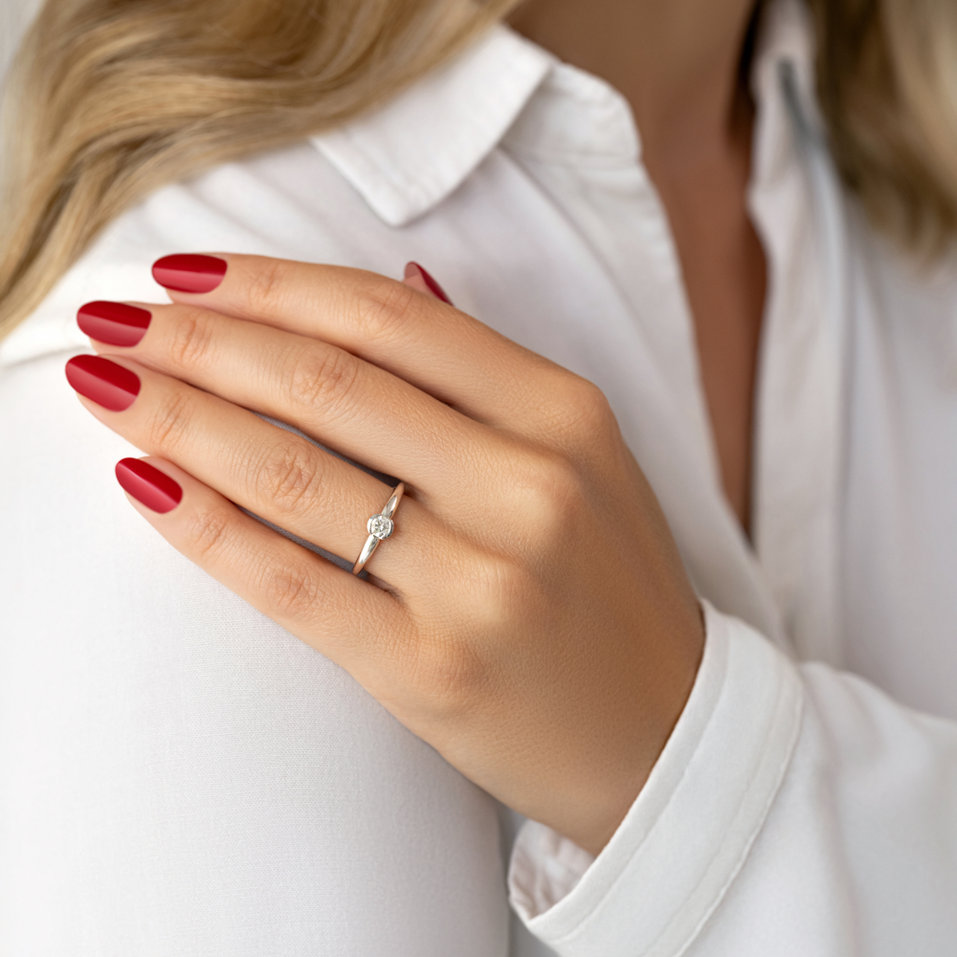 Prsten s diamantem Penelope