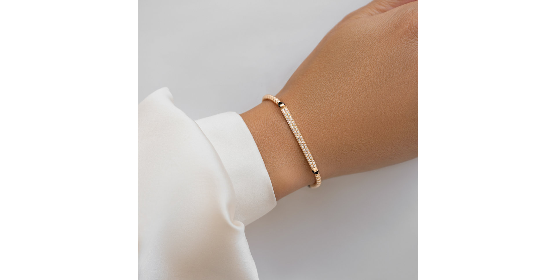 Náramek s diamanty Shamballa