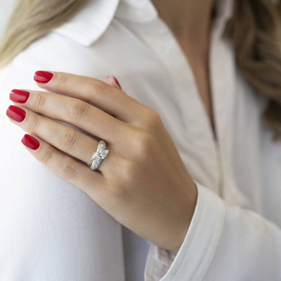 Prsten s diamanty Sparkling Rain