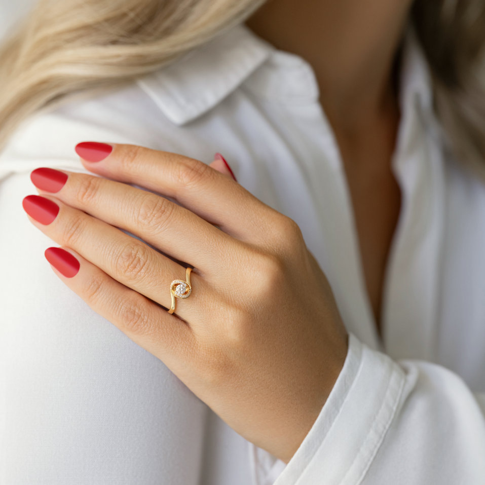 Prsten s diamanty Celestial Shimmer