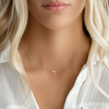 Náhrdelník s diamanty Curly Diamonds W