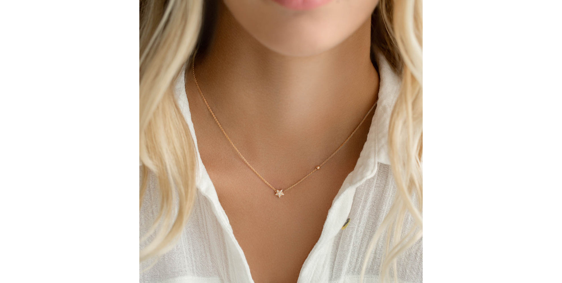 Náhrdelník s diamanty Star Waterfall