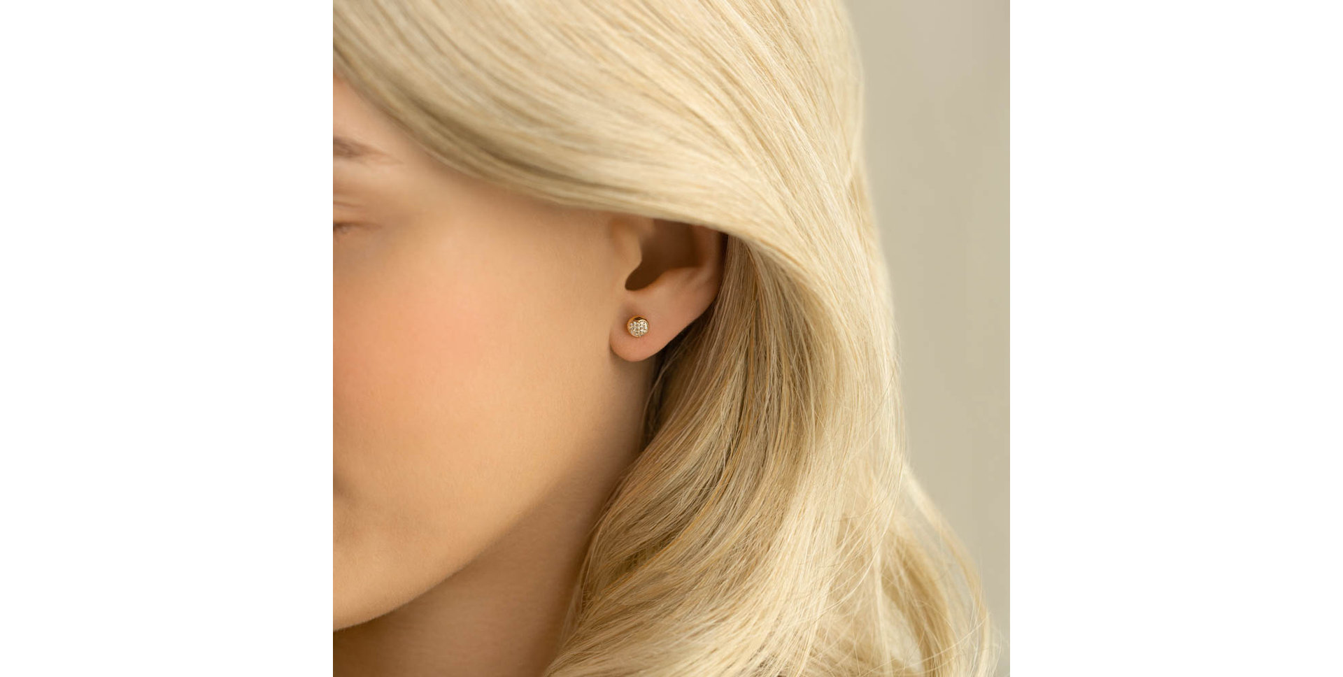 Náušnice s diamanty Charming Dots