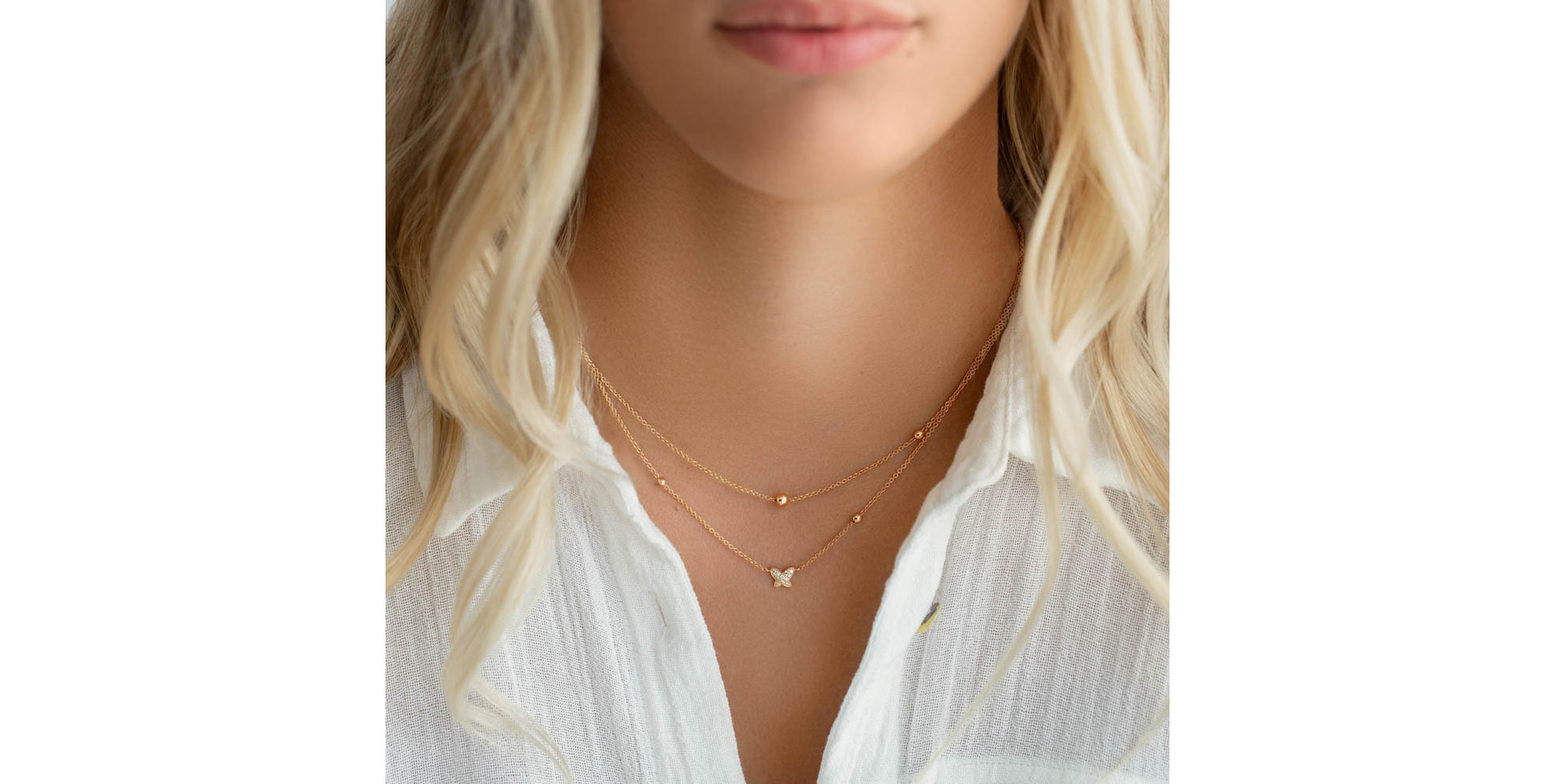 Náhrdelník s diamanty Star Waterfall