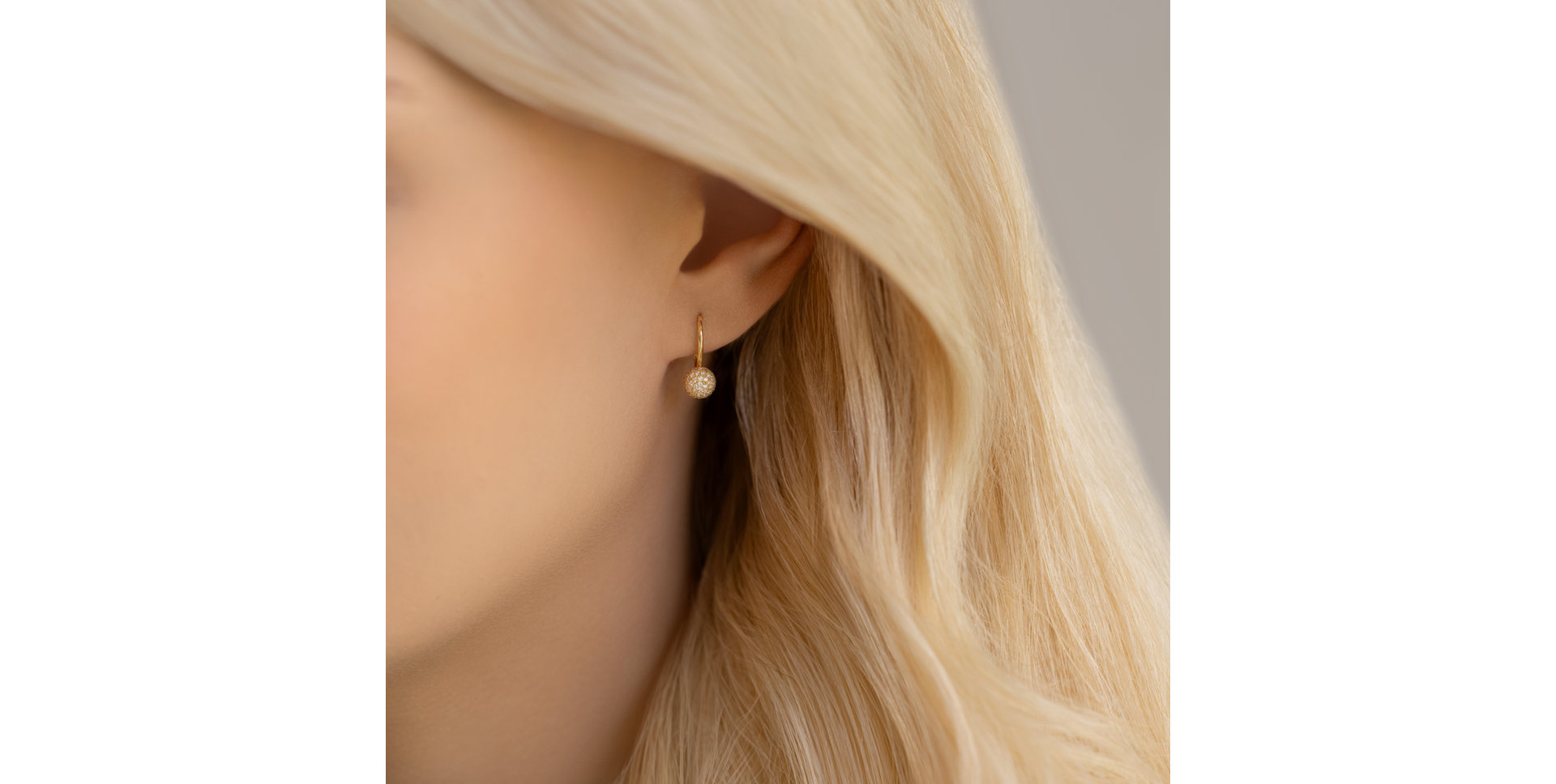 Náušnice s diamanty Glamorous Charm