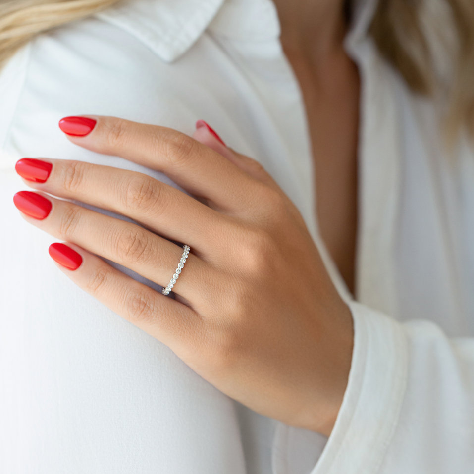 Prsten s diamanty Delicate Glow