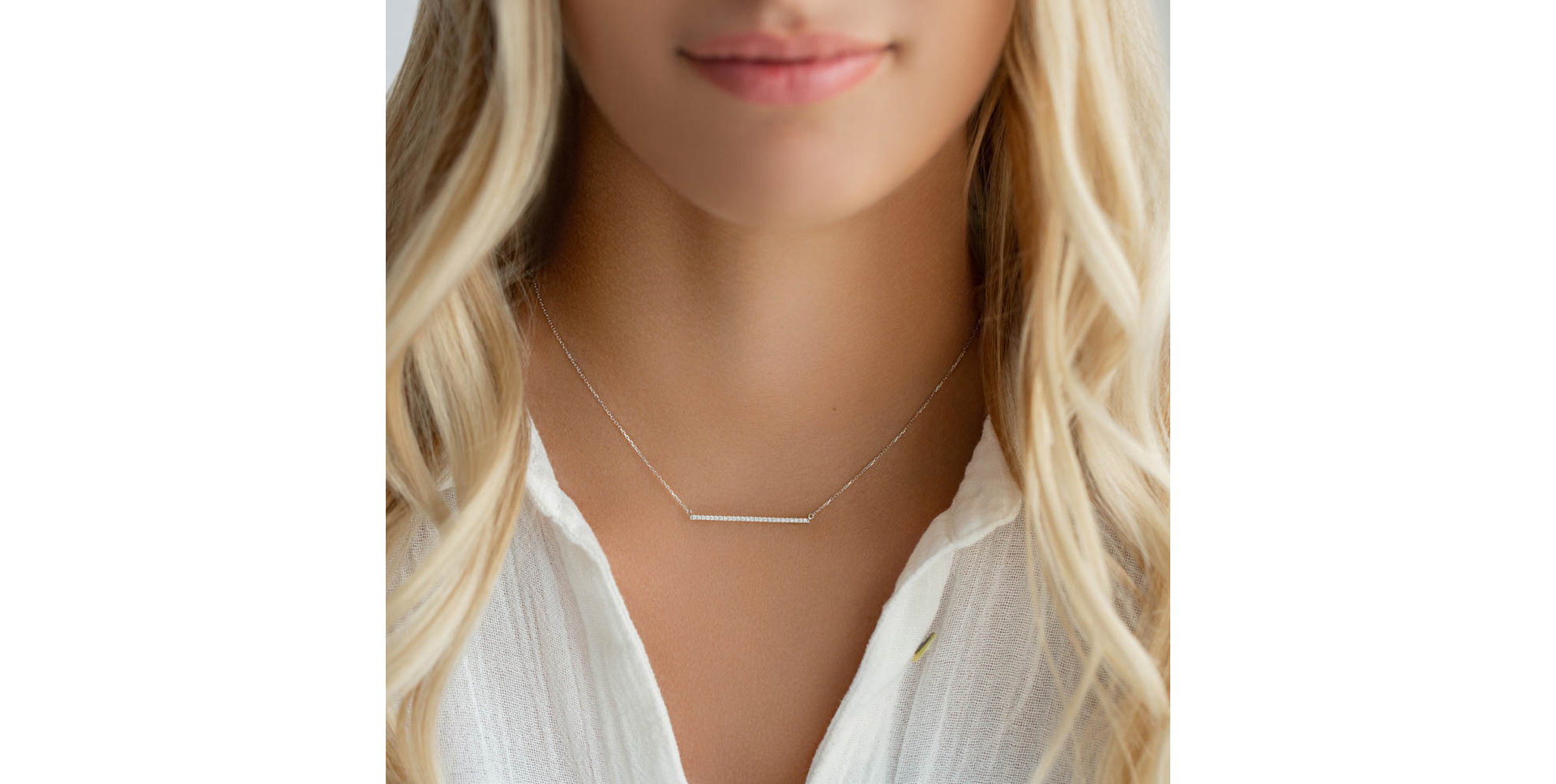 Náhrdelník s diamanty Mellow Desire