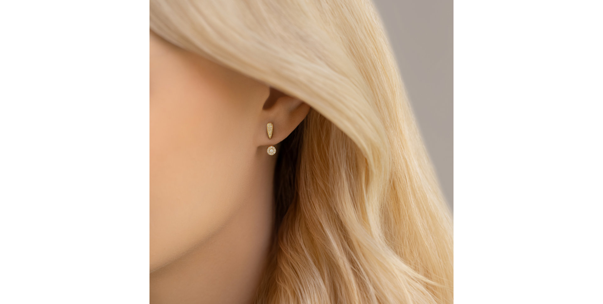 Náušnice s diamanty Unique Blessing