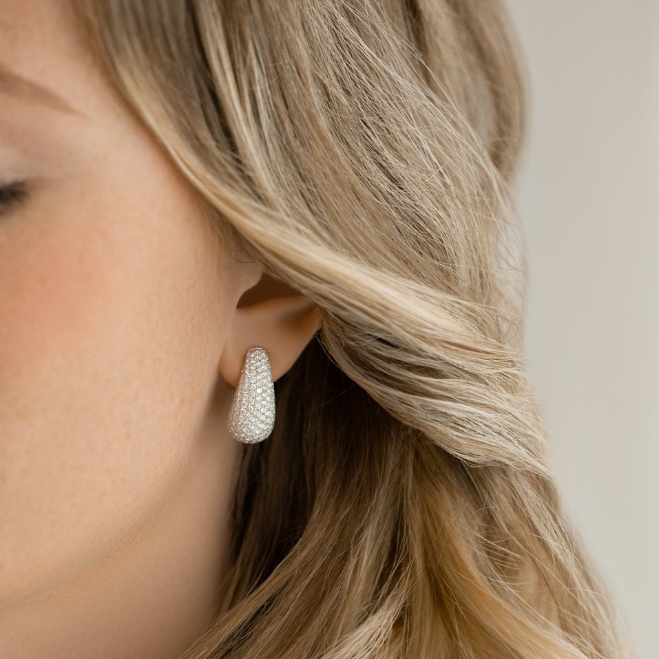 Náušnice s diamanty Nesrine