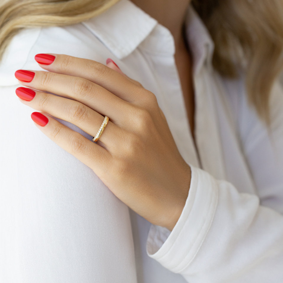 Prsten s diamanty Unique Love