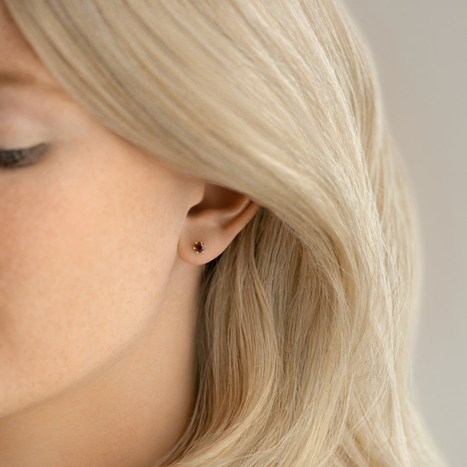 Náušnice s tanzanitem Vesper Romance