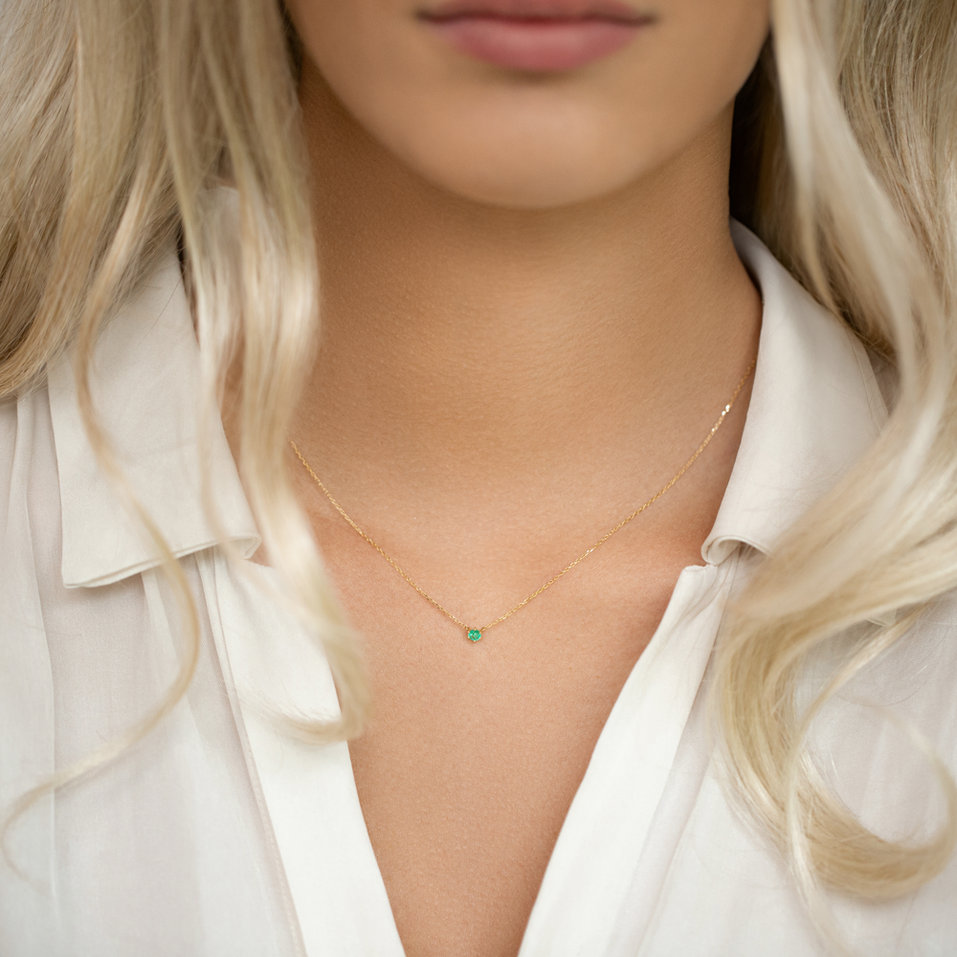 Náhrdelník s rubínem Essential Drop