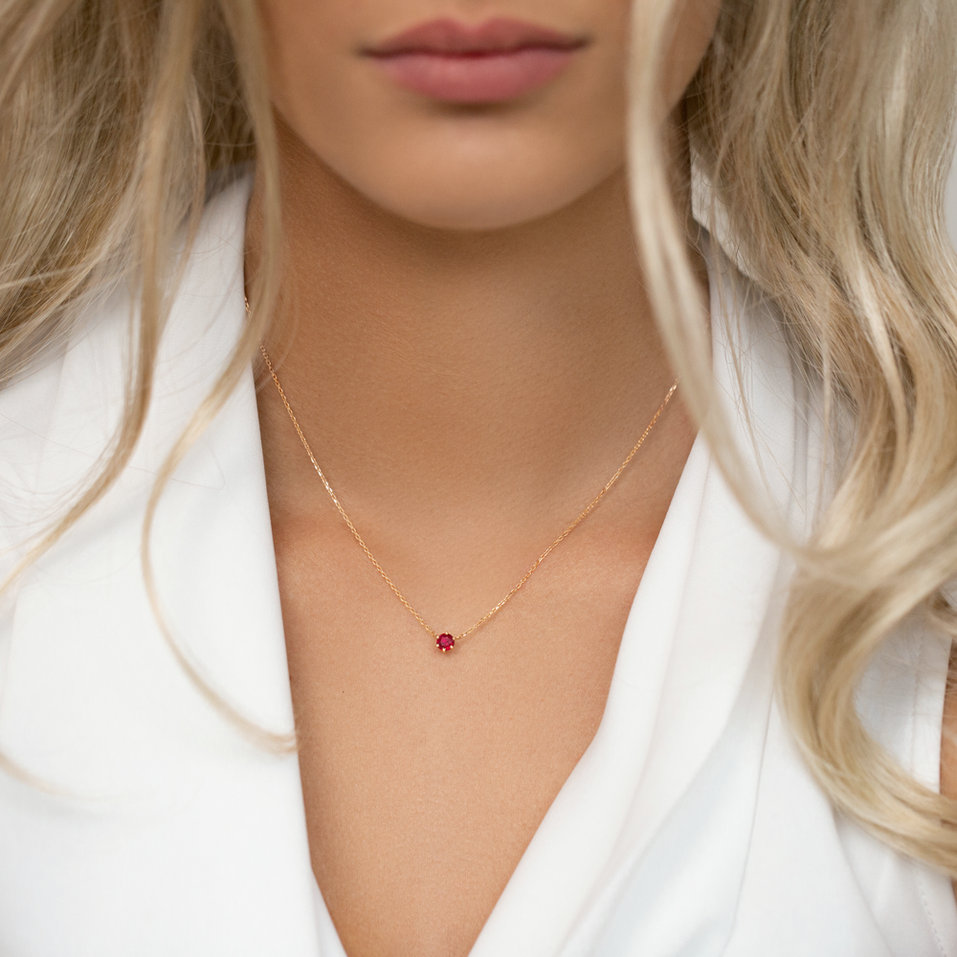 Náhrdelník s tanzanitem Essential Drop