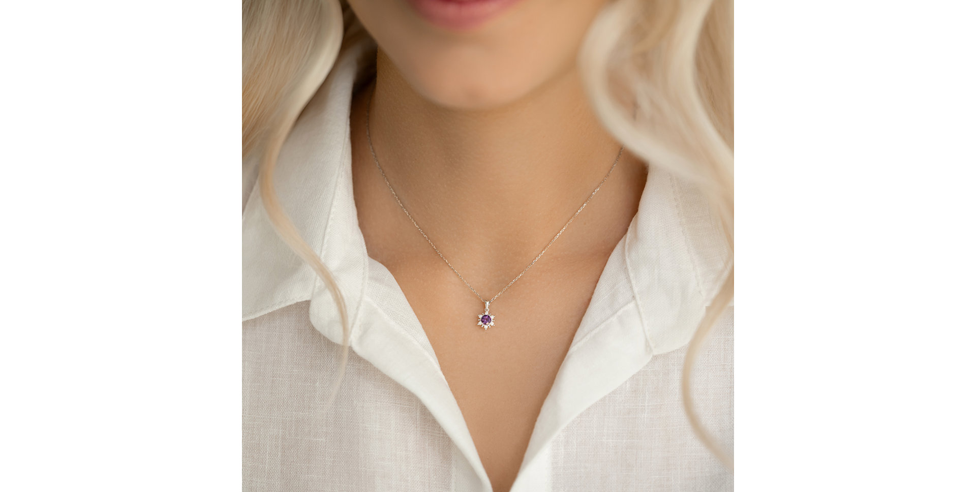 Přívěsek s diamanty a tanzanitem Fancy Fairytale