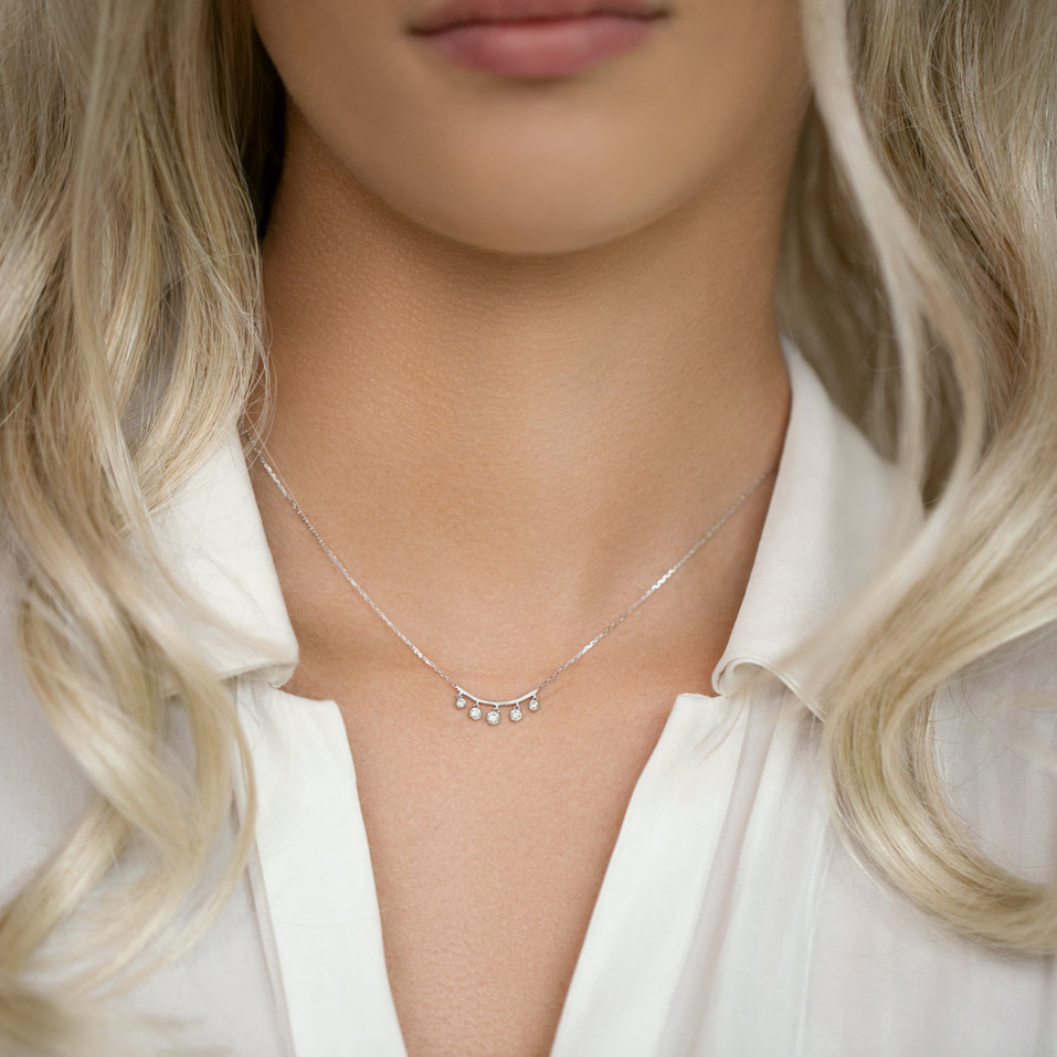 Náhrdelník s diamanty Emotion