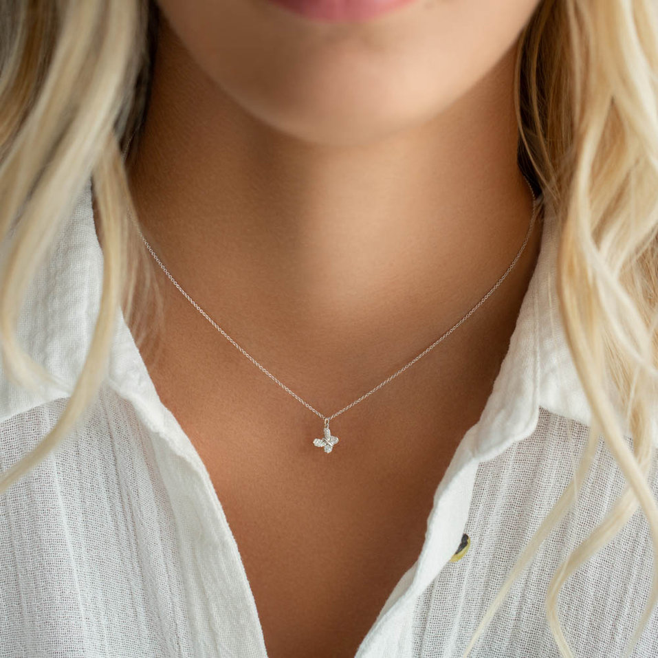 Náhrdelník s diamanty Fairy Butterfly