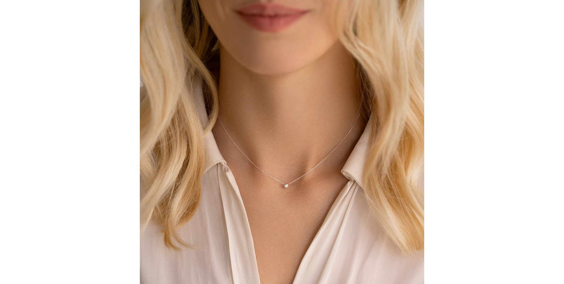 Náhrdelník s diamantem Secret Drop