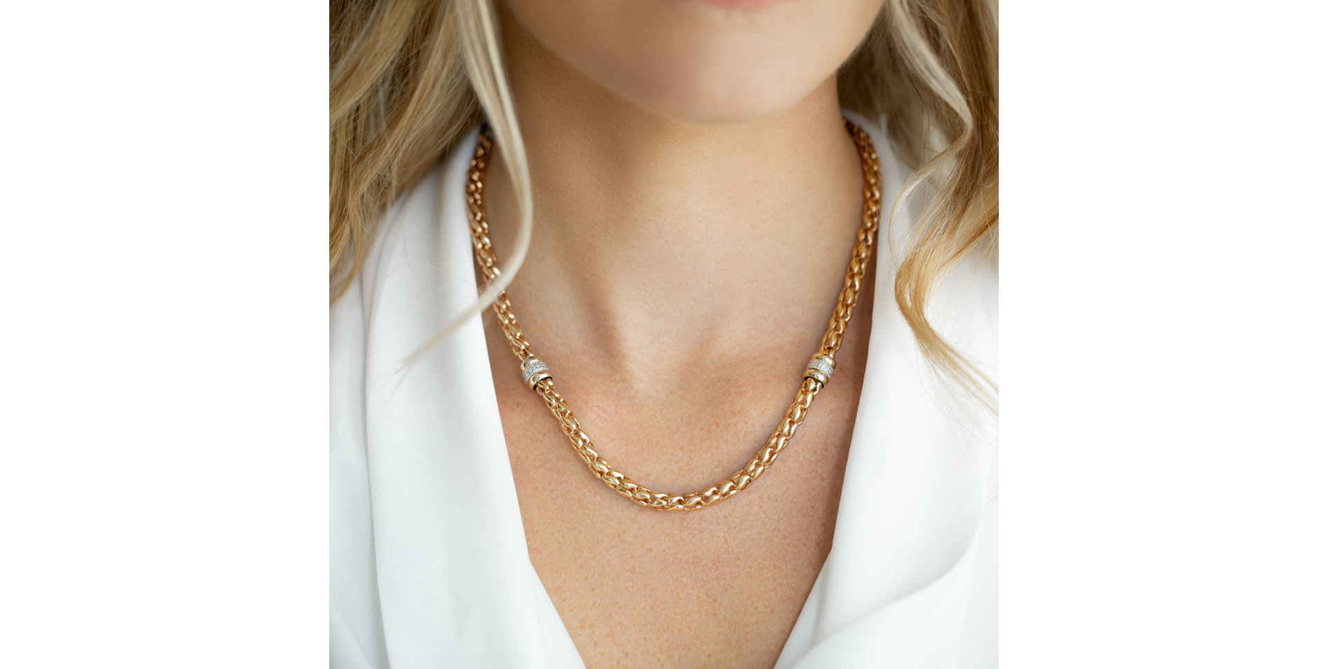 Náhrdelník s diamanty Eliška