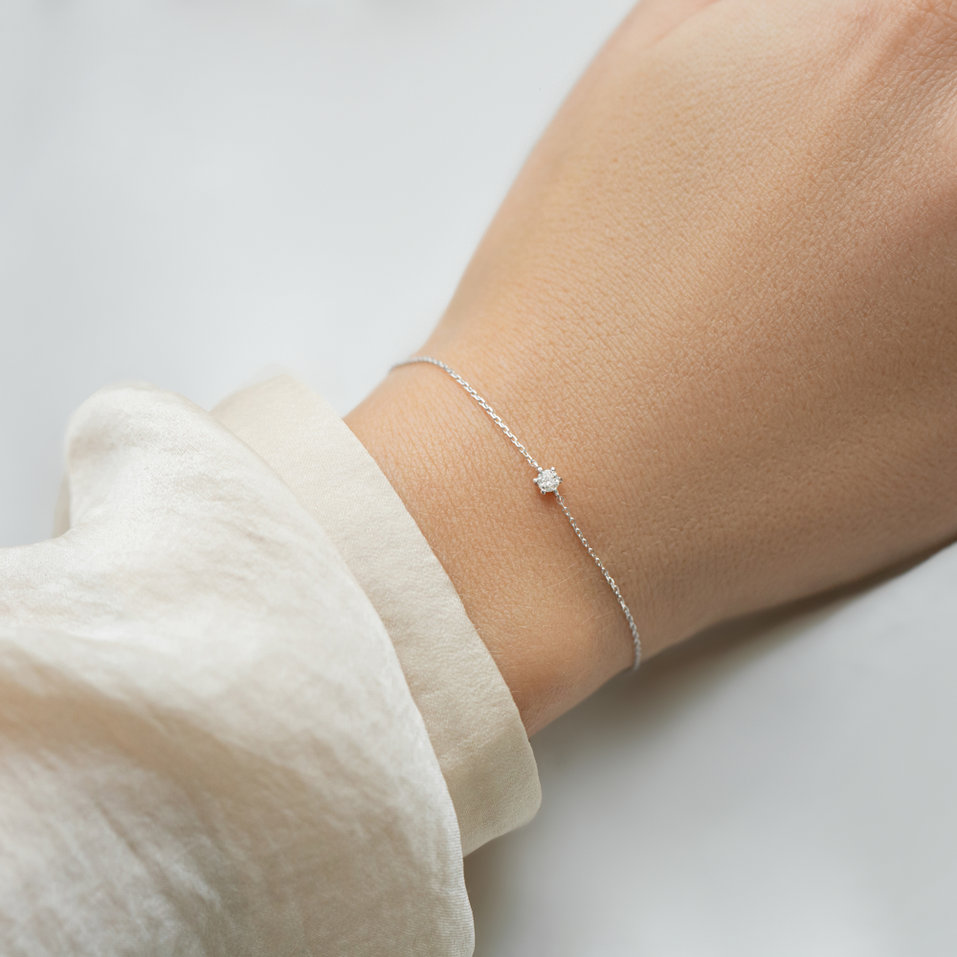 Náramek s diamantem Essential Shine