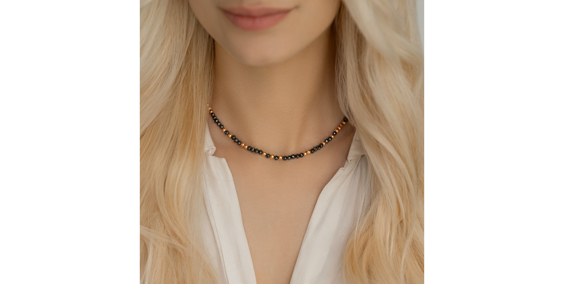 Náhrdelník s diamanty Night Chain