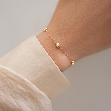 Náramek s diamanty Sparkling Dot