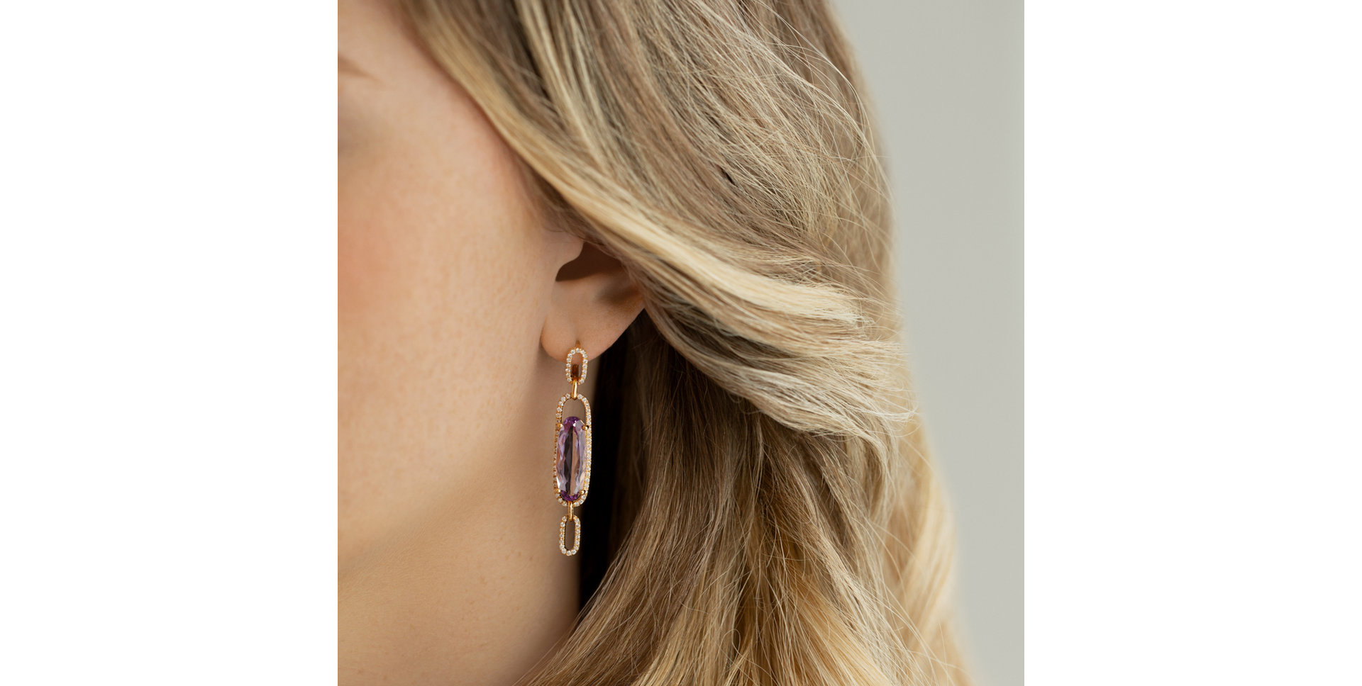 Náušnice s citrínem a diamanty Isidoros