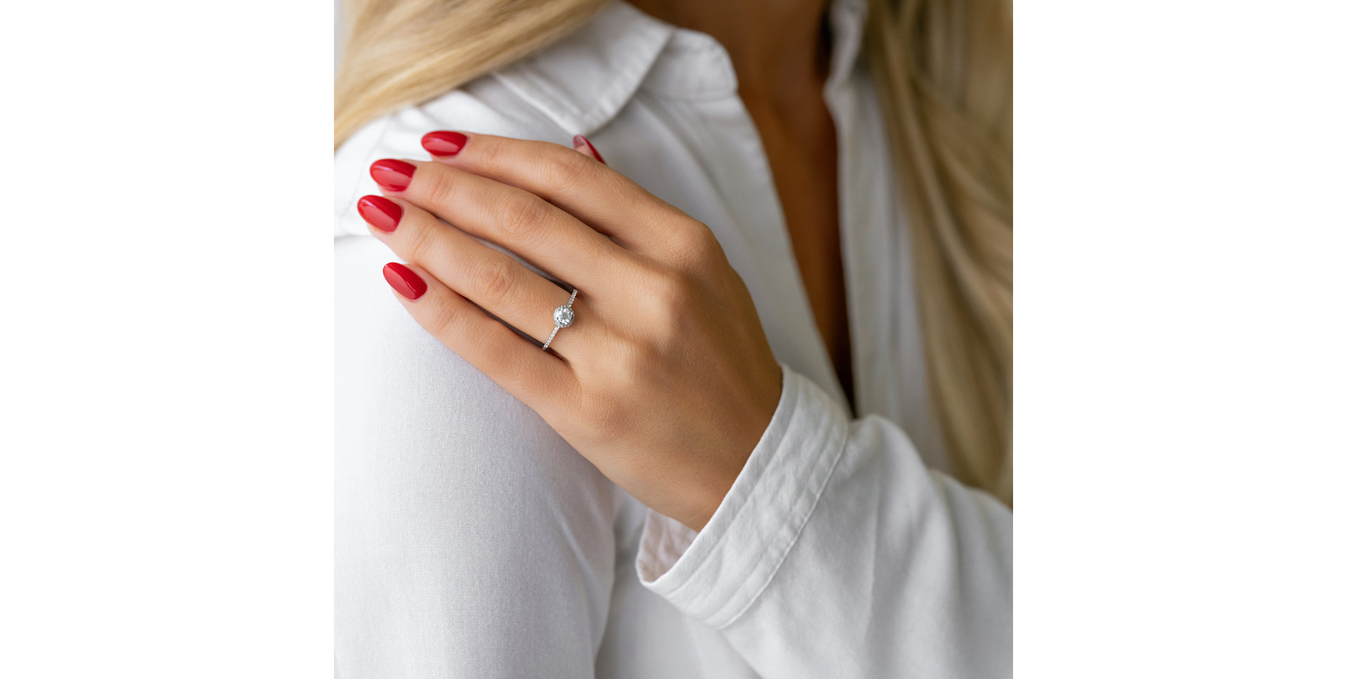 Prsten s diamanty Emialle