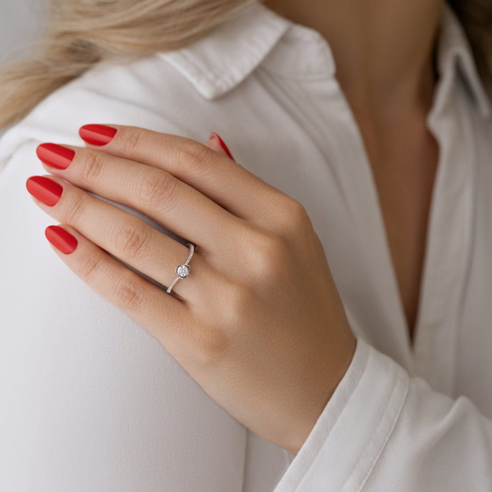 Prsten s diamanty Chatoyant Vision