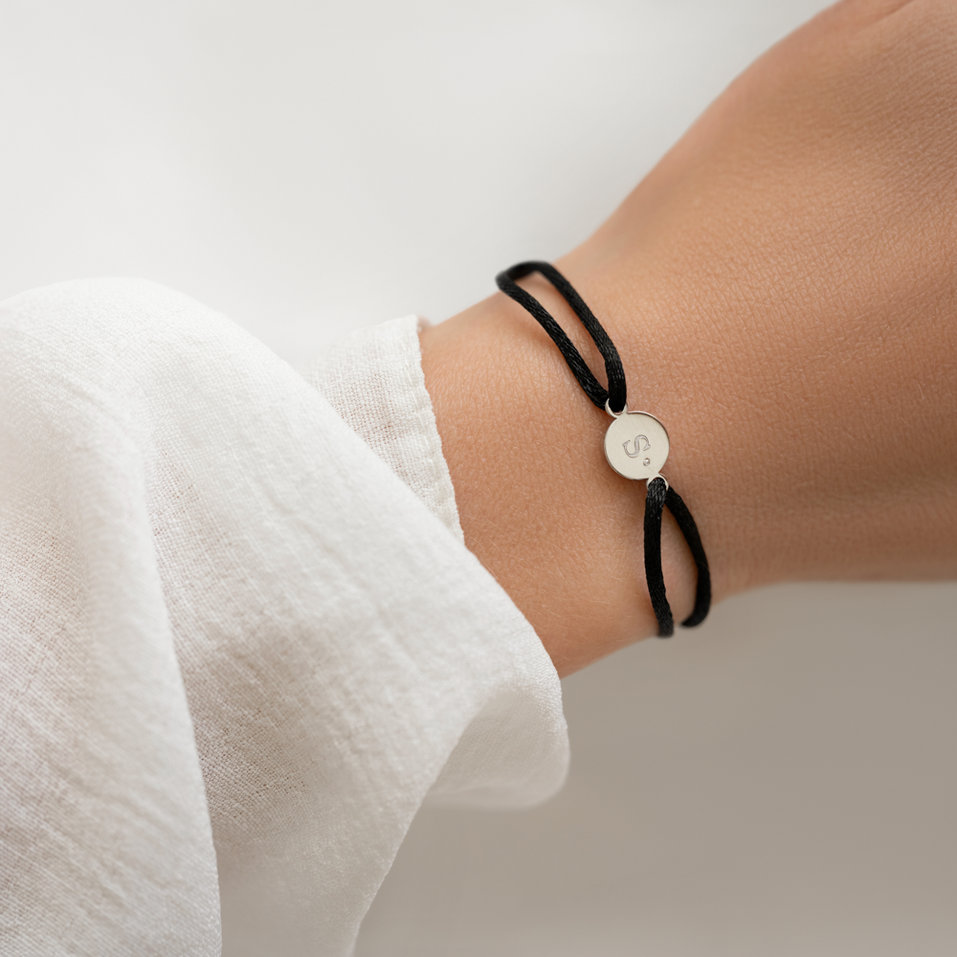 Náramek s diamantem Circle Letter Y