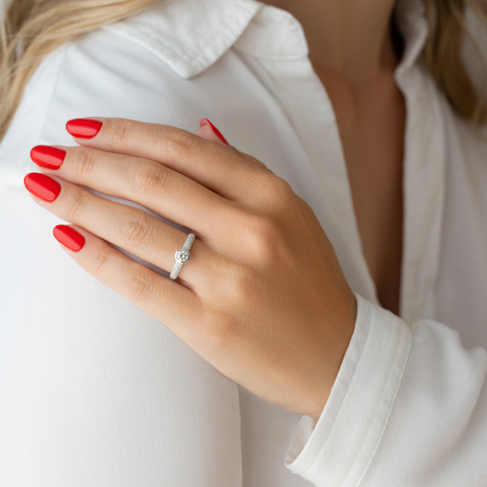 Prsten s diamanty Princess Calanthe