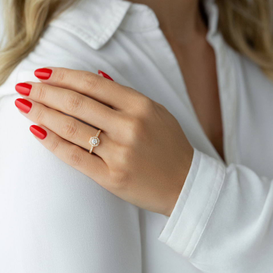 Prsten s diamanty Lionello