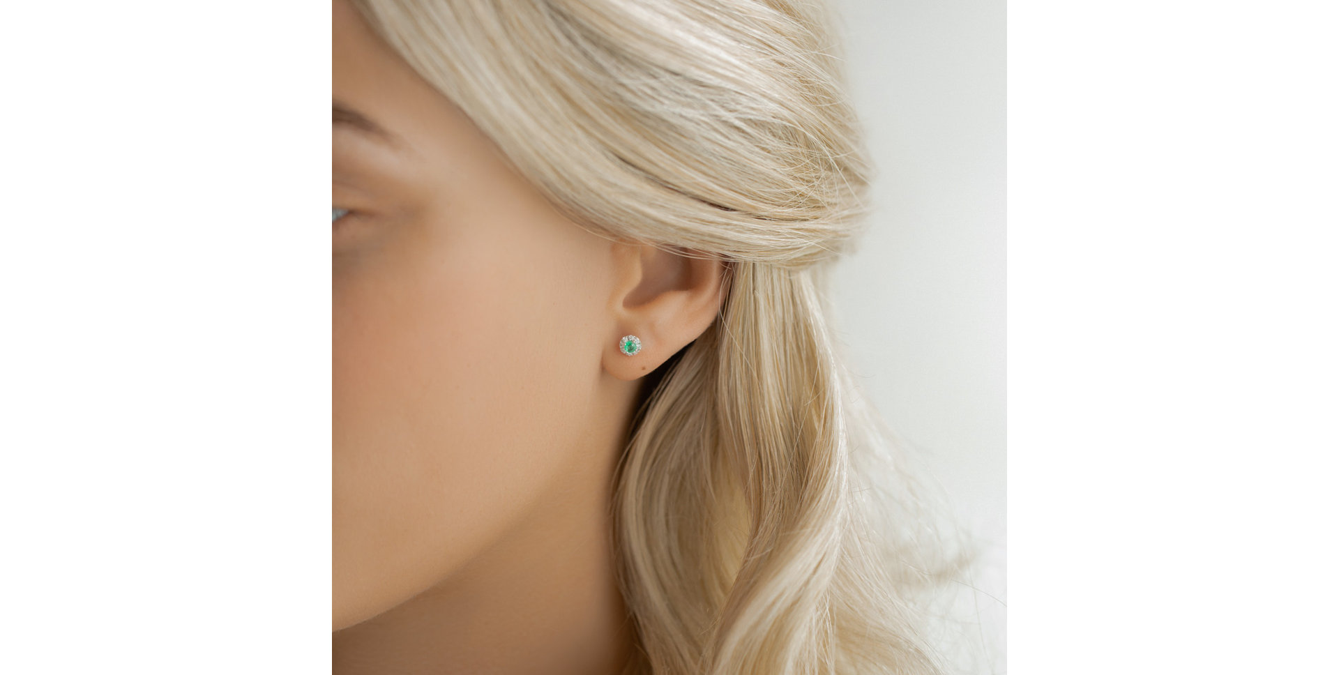 Náušnice s rubíny a diamanty Everyday Glow