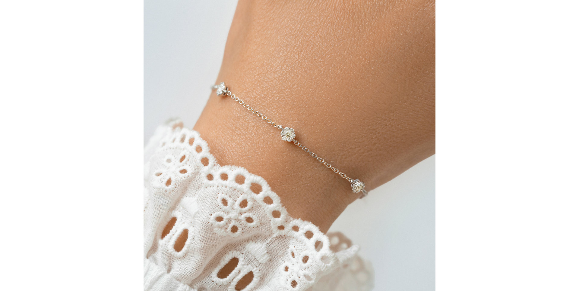 Náramek s diamanty Evening Sky