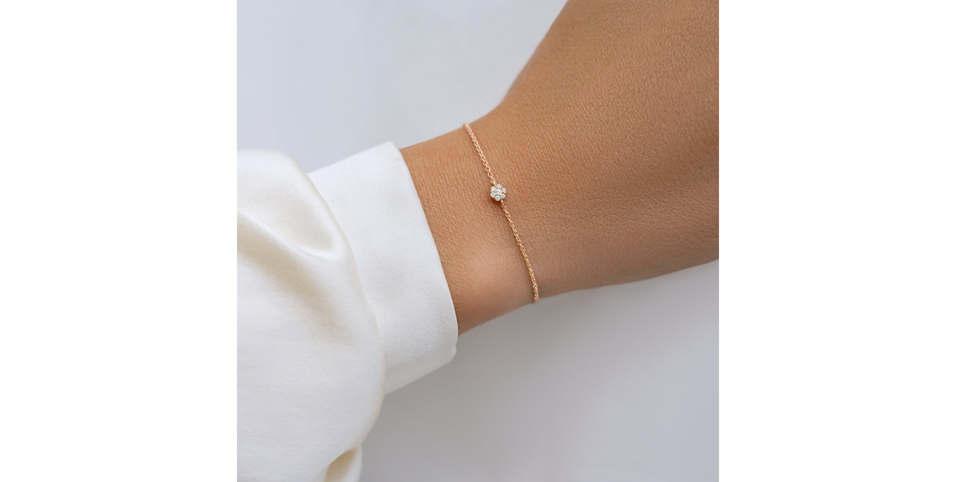 Náramek s diamanty Evening Sky