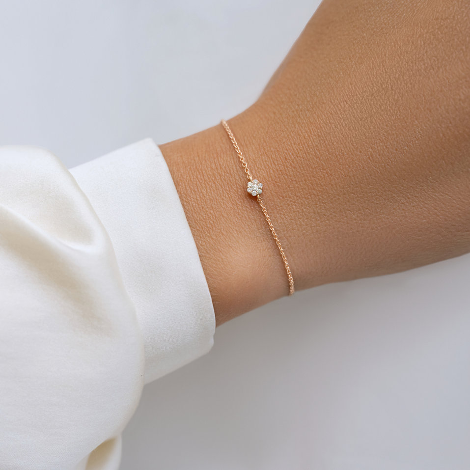 Náramek s diamanty Evening Sky