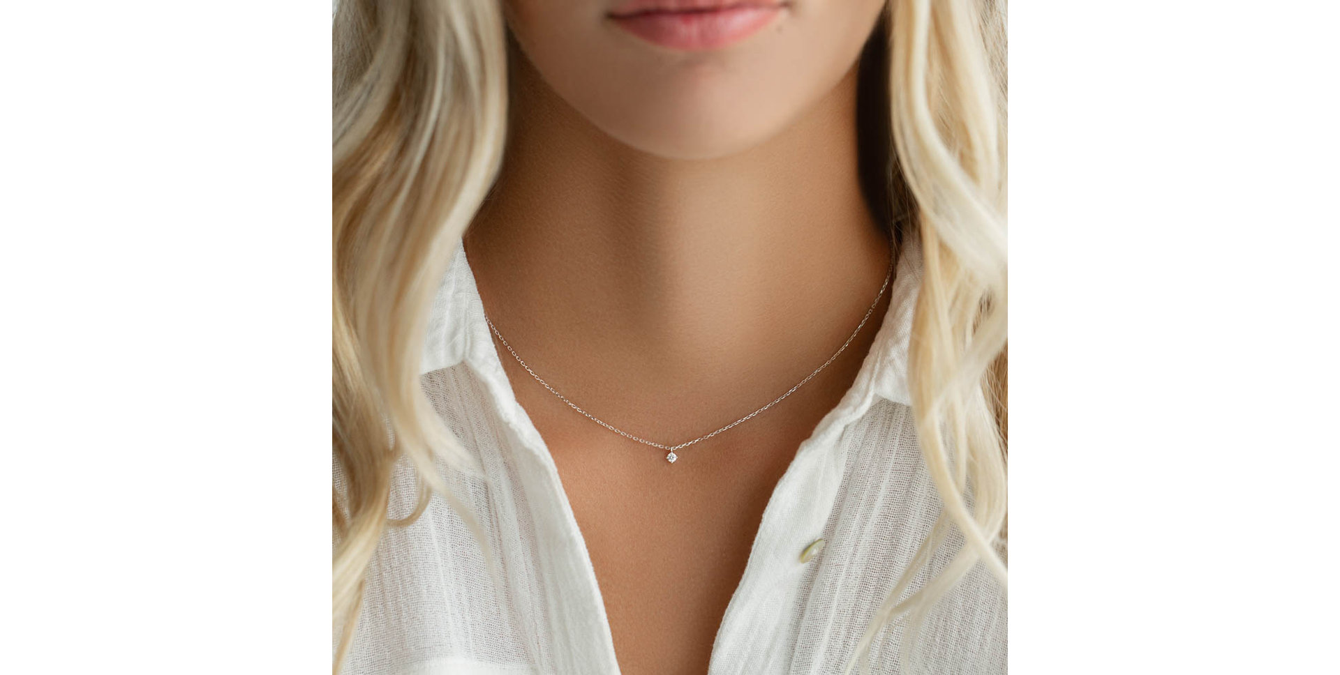 Náhrdelník s diamantem Salsa