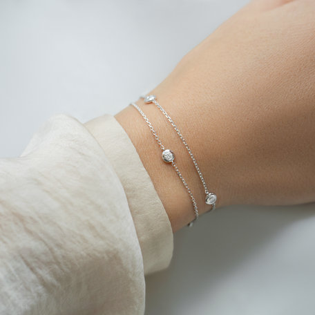 Náramek s diamanty Five Dots