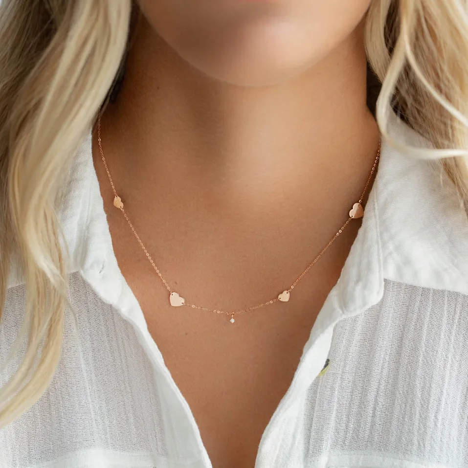 Náhrdelník s diamantem Exploring Emotions