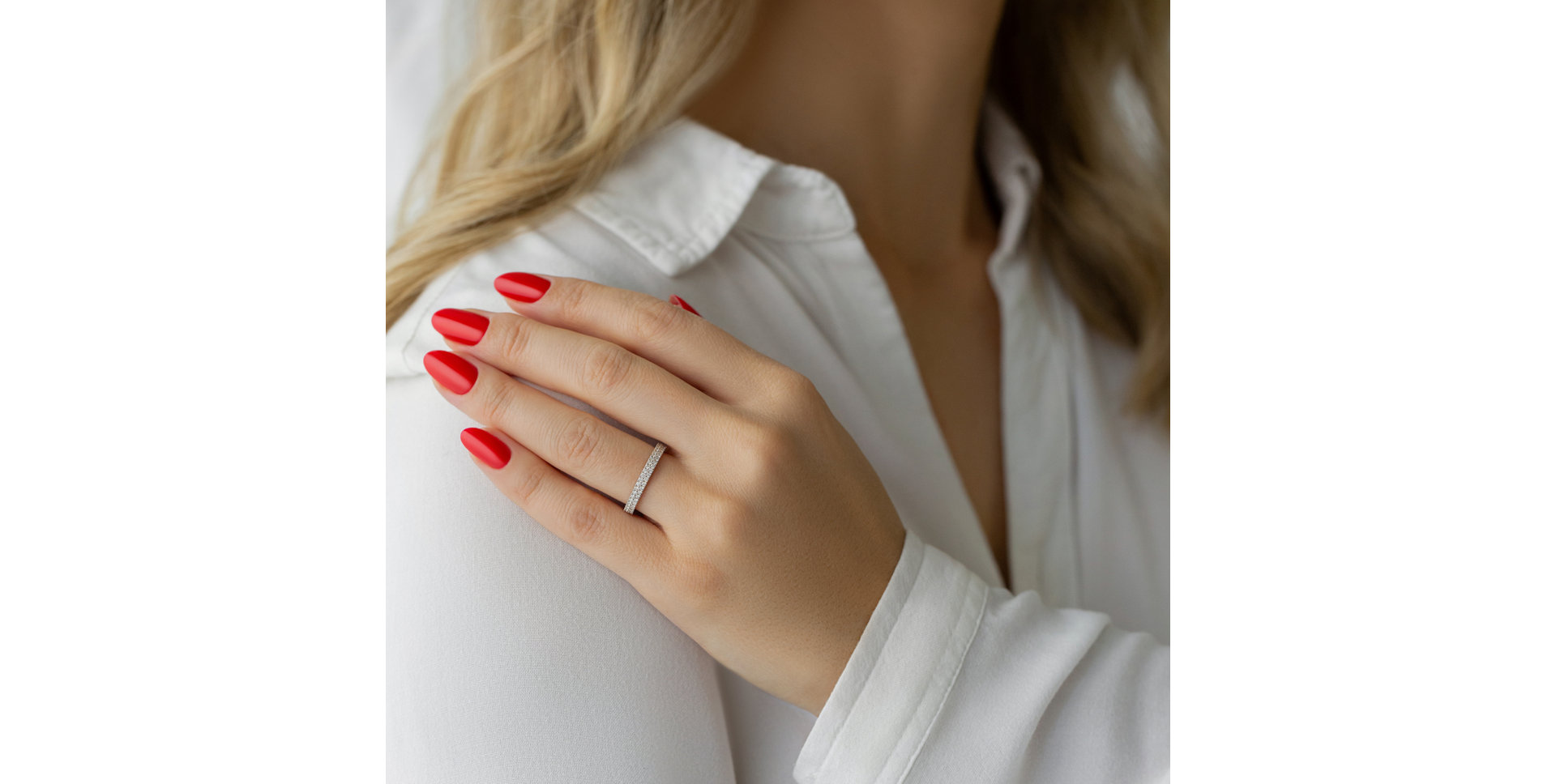 Prsten s diamanty Sparkling Line